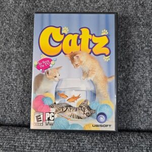 Catz PC CD-ROM Game Virtual Pet Simulation Ubisoft Windows‎ XP